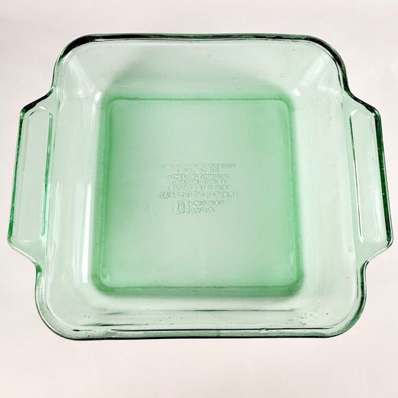 Vintage Anchor Hocking Ovenware Amber Glass Square Baking Dish #1035 2qt 8 X 8 - Picture 1 of 6